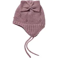 Name it Hue - Uld - Strik - NbfWrilla - Toadstool/Bow - - 40-44 cm - Hue