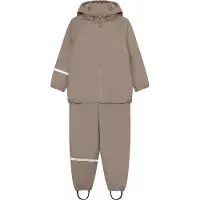 CeLaVi Regntøj m/u Seler - Fleece - PU - Fungi - - 140 - Regntøj