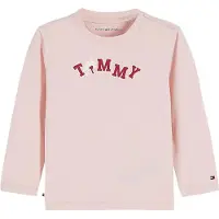 Tommy Hilfiger Bluse - Whimsy Pink m. Print - - 2 år (92) - Bluse