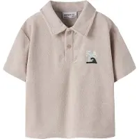 Name it Polo - Terry - NmmJared - Chateau Gray - - 3 år (98) - Polo
