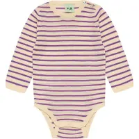 FUB Body l/æ - Uld - Creme/Violet - - 74 - Body L/Æ