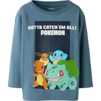 Name it Bluse - NmmSouth - Pokemon - Blue Mirage - - 6 år (116) - Bluse