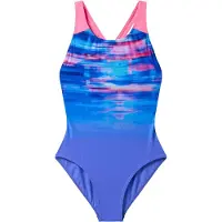 Speedo Badedragt - Splashback - Moonlight Lavender/Hope - - 9-10 år (134-140) - Badetøj