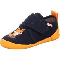 Superfit Hjemmesko 'VENTI' creme / navy / mørkebrun / orange