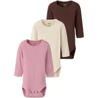Name it Sparkedragt/Body beige / brun / pink