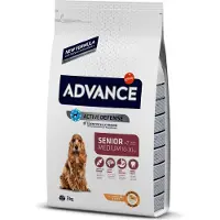 Advance Canine Senior Medium Kylling Ris Hundefoder 3kg