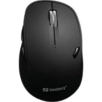 Sandberg Wireless Mouse Pro Recharge - Mus - Optisk - 6 knapper - Sort