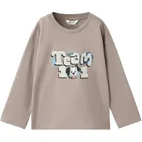 Mango KIDS Shirts 'TEAMDAL' mørkebeige / lyseblå / pastelgrøn / hvid