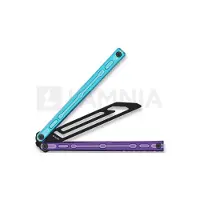 Glidr Moab X Meridian balisong trainer, Blurple