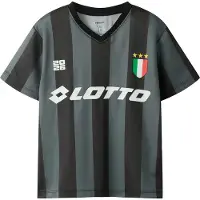 Name it T-shirt - NknJumb - Lotto - Lava Smoke/Black - - 9-10 år (134-140) - Fodboldtrøje