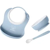 BabyBjörn Spisesæt - 3 Dele - Pastelblå - - OneSize - Spisesæt