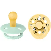 BIBS x Moomin Colour Sutter - Str. 1 - 2-pak - Nordic Mint Mix - - 0-6 mdr - Sutter