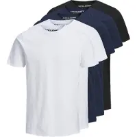 Jack & Jones Organic Basic 5 Pack T-shirt Med Korte ærmer