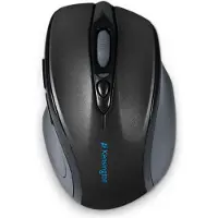 Kensington Mus Pro Fit MidSize sort Wireless - Mus - Optisk - Sort