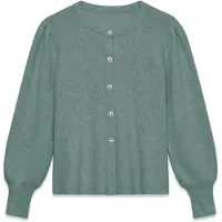 Vero Moda Cardigan 'LEMON' grøn