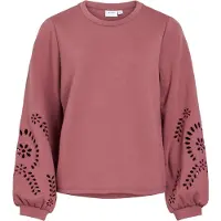 Vila Sweatshirt 'SANDY' lyserød