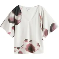 Next Bluse eosin / burgunder / sort / hvid