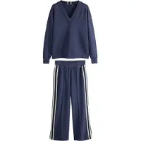 Next Joggingdragt navy / hvid