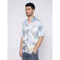 HUF Skjorte 'Floral Haze S/S Resort Shirt' blandingsfarvet