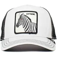 GOORIN BROS. Hætte 'blanca zebra extreme' hvid