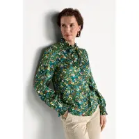 Rich & royal Bluse smaragd / blandingsfarvet