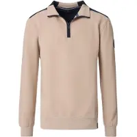 Casamoda CASAODA Sweatshirt ed halv lynlås, beige Beige åle