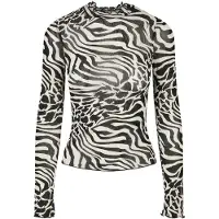 Urban Classics Shirts creme / mørkebrun
