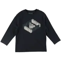 Emporio Armani Bluse - Blue Navy m. Print - - 16 år (176) - Bluse