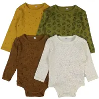 Pippi Bodyer l/æ - 4-pak - Tinsel - - 50 - Body L/Æ