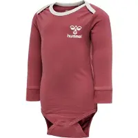 Hummel Body l/æ - hmlMauilino - Mørk Rosa - - 62 - Body L/Æ