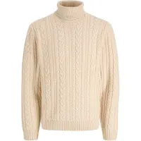 Jack & jones Premium Pullover 'JPRBLUCALLUM' beige