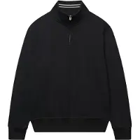 Superdry Essential Serif Logo Halv Lynlås Sweatshirt