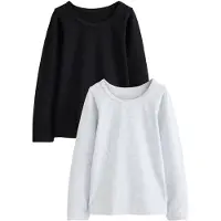 Next Bluser & t-shirts lysegrå / sort