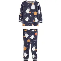 Next Nattøj 'Halloween' abrikos / sort / hvid