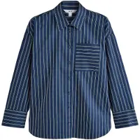 Next Bluse navy / hvid