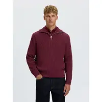 Selected Pullover 'SLHDRY' rubinrød