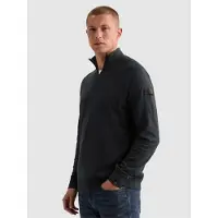PME Legend Pullover 'Pullover in 100% cotton with half-zip' mørkeblå