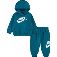 Nike Joggingdragt 'CLUB FLEECE' petroleum / hvid