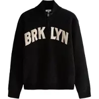 Next Pullover ecru / sort-meleret