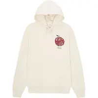 Les deux Sweatshirt 'Orchard' beige / lysebeige / mørkegrøn / kirsebærsrød
