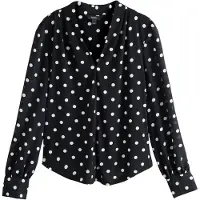Next Bluse sort / hvid