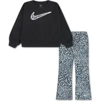 Nike Sweatshirt - Sweatshirt/Leggings - Black - - 3 år (98) - Sweatshirt