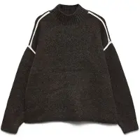Vero Moda Pullover 'VMBoom' choko / hvid