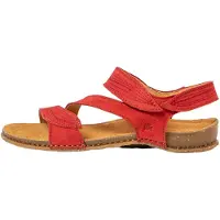 El naturalista El Naturalistatil kvinder. 258101281005_008 Sandaler i læder N5810 rød (42), Fast, Velcro, Casual