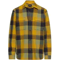 Camel active Skjorte safran / pastelgrøn / sort