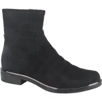 Caprice Bootie, black, made of Textiles with Block heel, Size 40.5