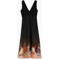 Desigual Kjole sand / hummer / sort / hvid