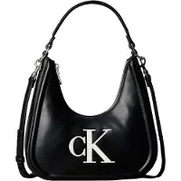 Calvin Klein Skuldertaske 'BOLD' sort / hvid