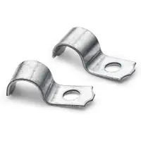 NKT Kabelbøjle Nr.6 1 lap huldiameter Ø5,0mm halvhårdt båndstål Varmgalvaniseret - (200 stk.)