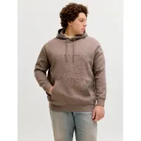 Jack & Jones Plus Size Logo Hættetrøje